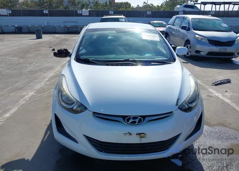 2016 Hyundai Elantra Se from USA, damaged, VIN 5NPDH4AE1GH673257